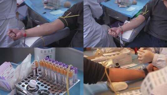 献血 活动 血 8268高清在线视频素材下载