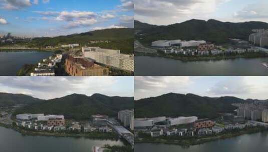 【4K】湘江新区管委会最新航拍高清在线视频素材下载