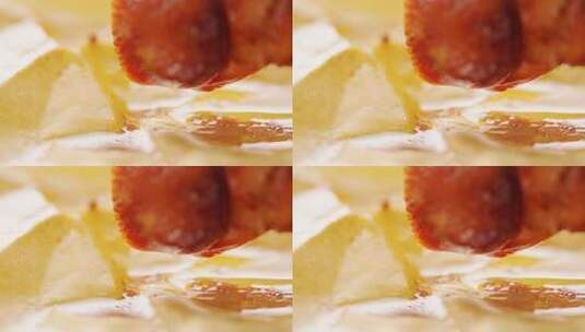 烧烤烤肉蘸料酱汁酱料广告高清在线视频素材下载