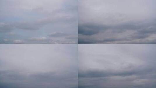 晴转阴天延时天空天气变化晴转多云阴云气象高清在线视频素材下载