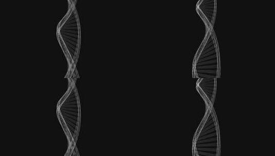 Dna基因组旋转无缝动画 生物遗传医学科学4K高清在线视频素材下载