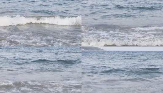 海浪拍打岩石高清在线视频素材下载