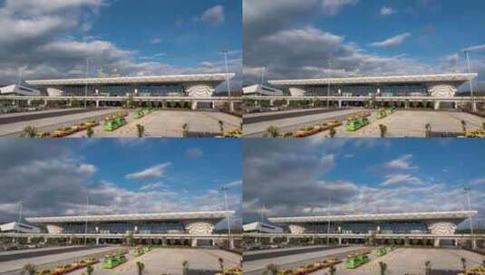 腾冲驼峰机场航站楼高清在线视频素材下载