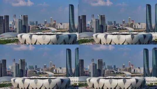 杭州亚运会奥体中心高清在线视频素材下载
