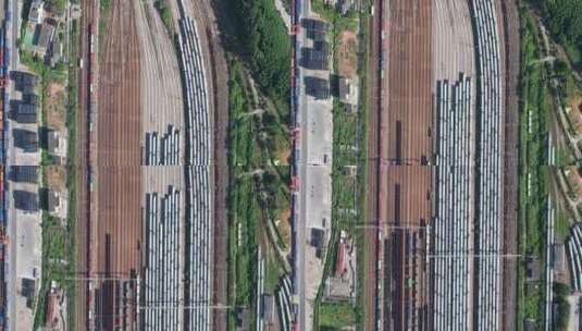 厦深铁路广深城际，深圳平湖火车站高清在线视频素材下载
