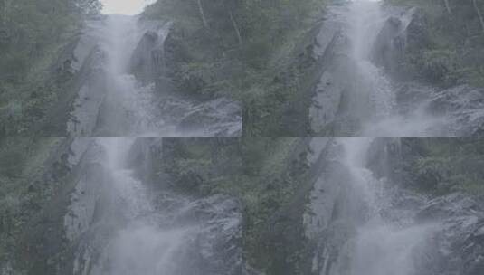 浙江泰顺县乌岩岭山涧流水慢镜头高清在线视频素材下载