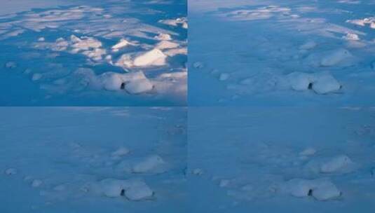 光影延时，雪地光影延时，日落光影高清在线视频素材下载