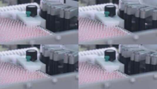 无菌药品安瓿在生产线上生产高清在线视频素材下载