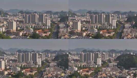 4K柳州城市航拍高清在线视频素材下载