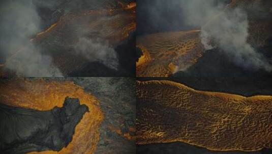 火山 岩浆高清在线视频素材下载