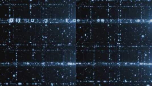 科技二进制数字空间高清在线视频素材下载