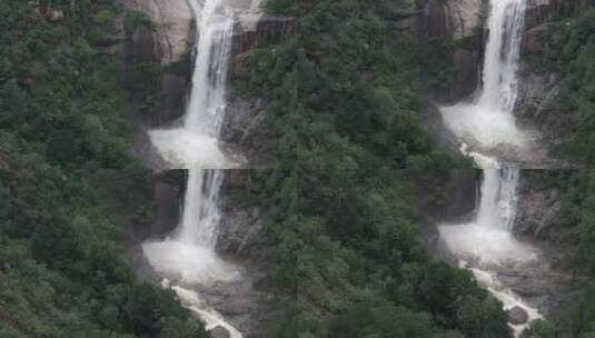 雨后泰山，飞瀑流水高清在线视频素材下载