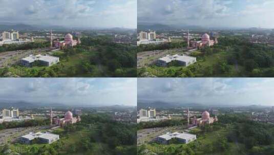 【正版4K素材】马来西亚粉红清真寺高清在线视频素材下载