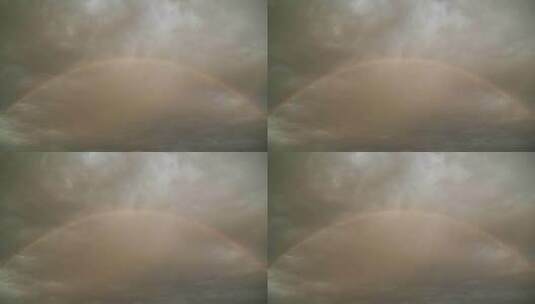 雨后的彩虹拱门高清在线视频素材下载