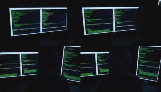 网络攻防极客黑客团队破解代码数据高清在线视频素材下载