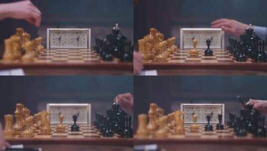 国际象棋时钟高清在线视频素材下载