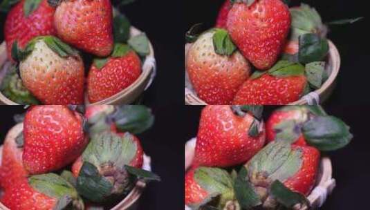 冬季水果草莓高清在线视频素材下载