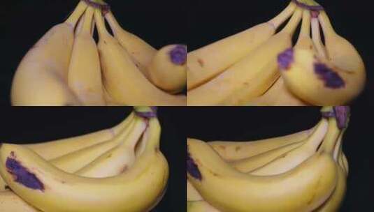 香蕉水果热带芭蕉高清在线视频素材下载