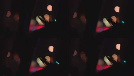 夜晚光晕光斑效果画面高清在线视频素材下载