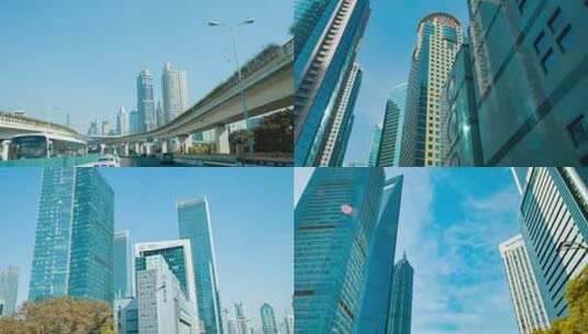 城市快节奏 快闪镜头 城市节奏 城市穿梭高清在线视频素材下载