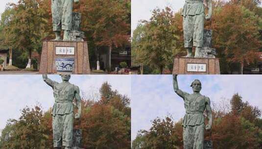 江西景德镇古窑民俗博览区高清在线视频素材下载