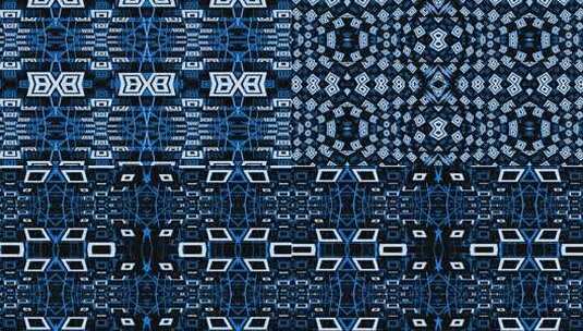 387 4K时尚水蓝色方块几何秀场背景高清在线视频素材下载