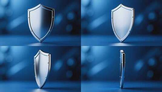 金属盾牌特写高清在线视频素材下载