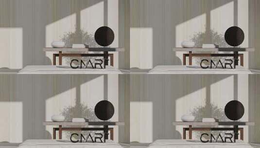 室内简约装饰光影场景高清在线视频素材下载