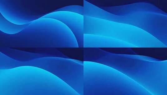 蓝色波浪动感背景素材高清在线视频素材下载