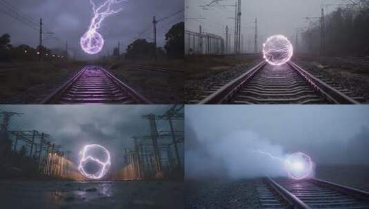 球状闪电现象高清在线视频素材下载