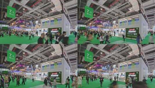 第八届进博会7.1馆农食产品展区进口博览高清在线视频素材下载