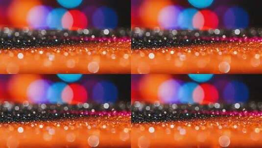 彩色光斑背景闪光粒子素材高清在线视频素材下载
