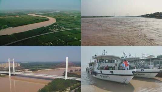 实拍黄河生态保护水质检测素材高清在线视频素材下载
