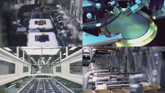 实拍现代工业生产机械臂自动化制造素材高清在线视频素材下载