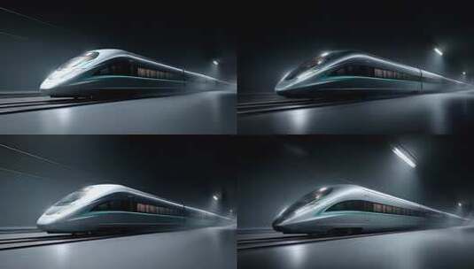 中国高速列车飞驰未来交通运输新篇章高清在线视频素材下载