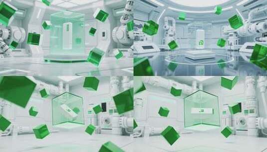 科技感3D渲染产品展示场景高清在线视频素材下载