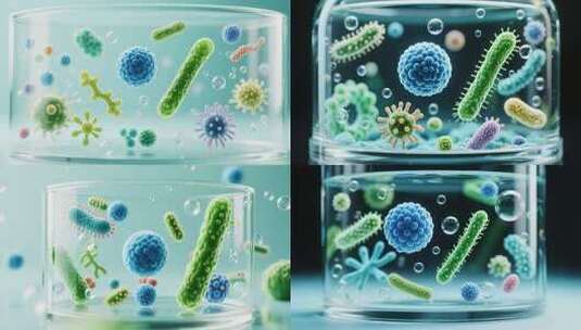 培养皿中的细菌病毒素材高清在线视频素材下载