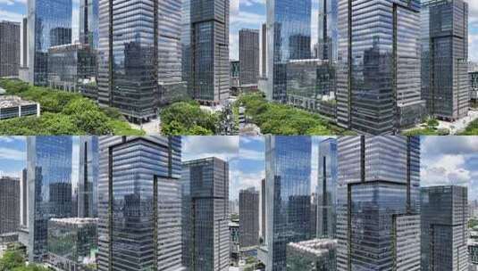 深圳湾科技生态园 深投控航拍高清在线视频素材下载