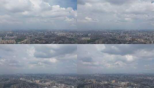 城市天际线 航拍延时 城市宣传片高清在线视频素材下载