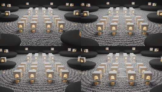 室内烛台烛光布置场景素材高清在线视频素材下载