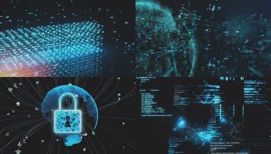 云端网络虚拟空间数字信息结构研发高清在线视频素材下载