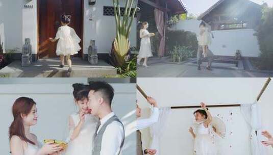 一家人的幸福时光高清在线视频素材下载