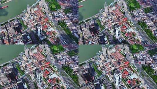 上海陆家嘴外滩南京东路东方明珠黄浦江高清在线视频素材下载