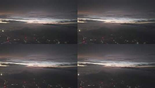 城市云海日出景象高清在线视频素材下载