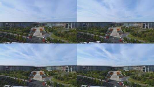 上海进博会 上海国家会展中心高清在线视频素材下载