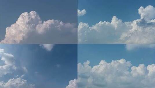 蓝天白云天空云朵延时15段 合集高清在线视频素材下载