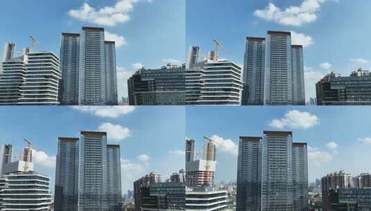 中国广东省广州市荔湾白鹅潭建筑群高清在线视频素材下载