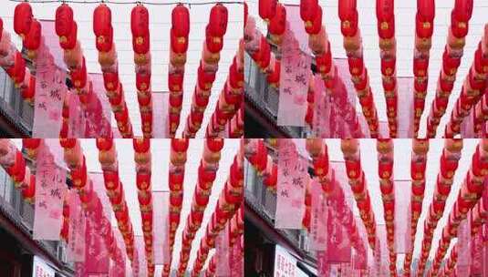 4K湖北恩施女儿城春节元宵灯会灯笼实拍高清在线视频素材下载