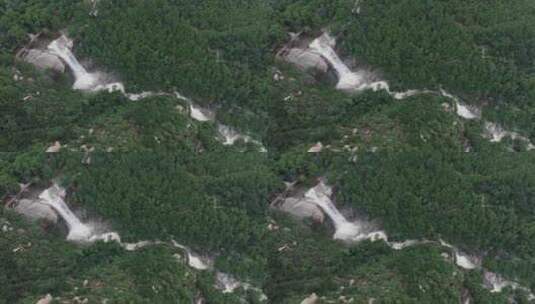 雨后泰山，悬崖飞瀑，高山流水，高清在线视频素材下载