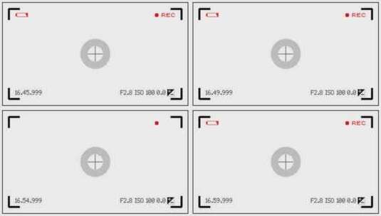 摄影机取景器界面动画【带通道】高清在线视频素材下载
